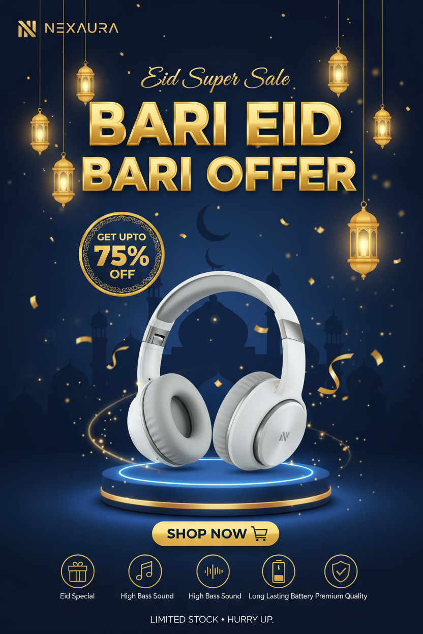 Eid Sale Banner 3 - Headphones